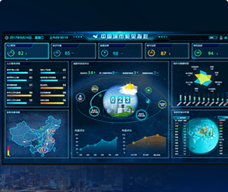 蘭亭妙微ui設(shè)計(jì)-洞見技術(shù)中國城市繁榮指數(shù)大屏UI設(shè)計(jì)